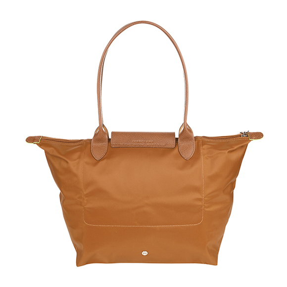 Longchamp Le Pliage Green Shoulder Bag L Tote Bag Brown - Picture 2 of 9